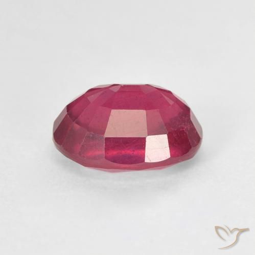 Rubí Carmesí intenso natural de 2.05 ct, Ovalada, VS