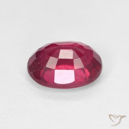 Rubí Medium Dark-Red natural de 1.99 ct, Ovalada, VS