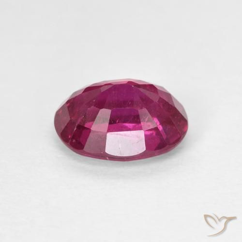 Rubí Rojo rosado natural de 1.73 ct, Ovalada, VS
