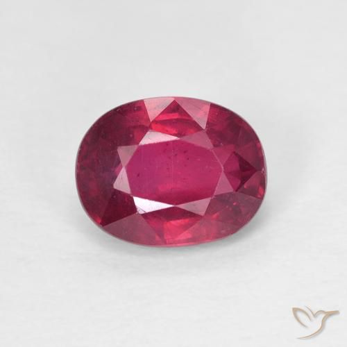 1.78ct Natural Rosado rojizo intenso Rubí, Ovalada, VS