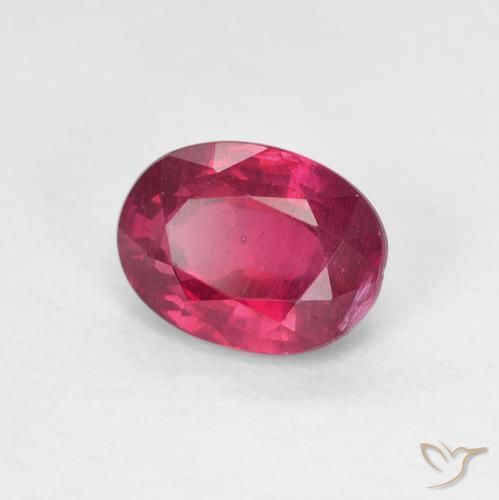 Rubí Medium Dark-Red natural de 1.89 ct, Ovalada, VS