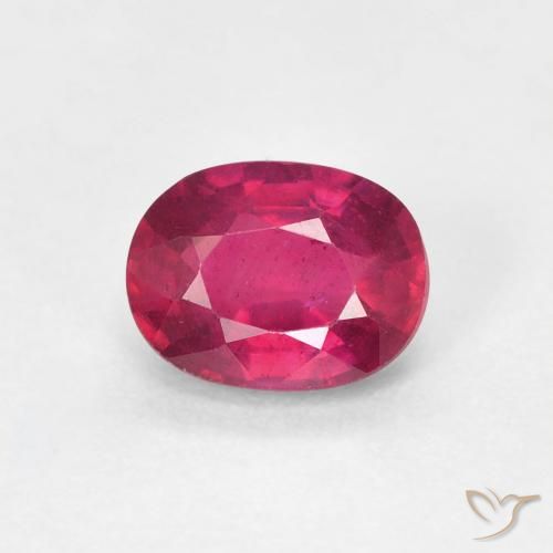 1.14ct Natural Rojo claro Rubí, Ovalada, VS