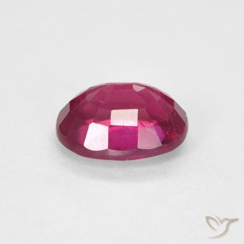 Rubí Rojo claro natural de 1.14 ct, Ovalada, VS