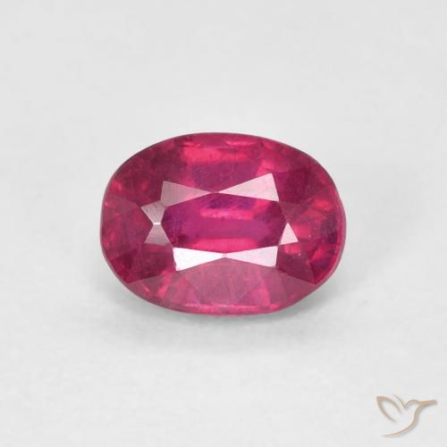 1.16ct Natural Rojo claro Rubí, Ovalada, VS