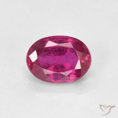 1.20ct Natural Rojo claro Rubí, Ovalada, VS