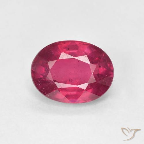 1.88ct Natural Rojo claro Rubí, Ovalada, VS
