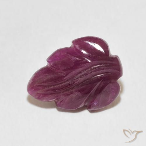 Rubí Medium Dark-Purple natural de 3.28 ct, Elegante, Opaco