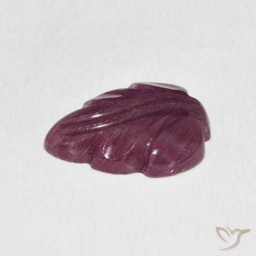 Rubí Medium Dark-Purple natural de 3.28 ct, Elegante, Opaco