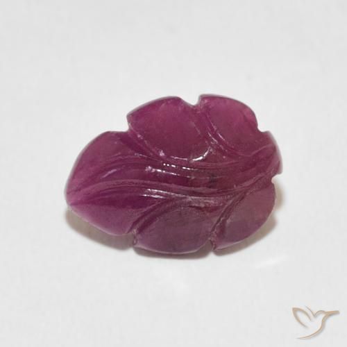 Rubí Púrpura rojizo natural de 2.37 ct, Elegante, Opaco