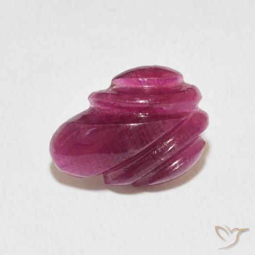 2.88ct Natural Púrpura medio Rubí, Elegante, Opaco