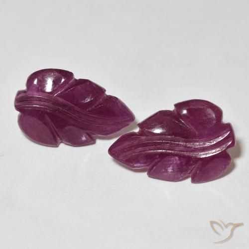 6.13ctw Natural Medium Dark-Purple Rubí, Elegante, Opaco