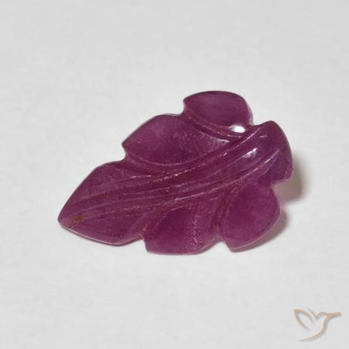 1.65ct Natural Púrpura oscuro Rubí, Elegante, Opaco