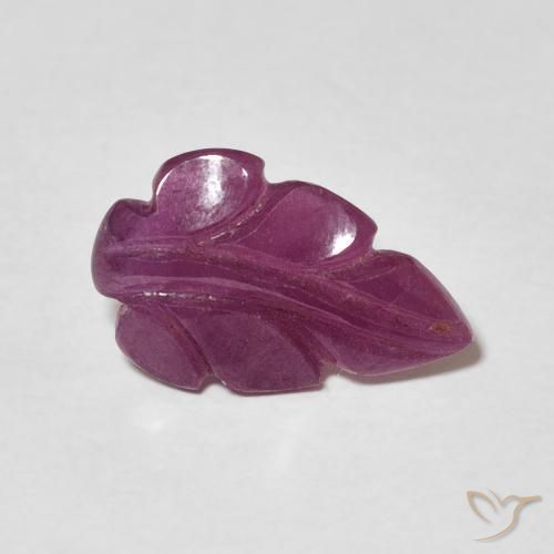 Rubí Púrpura oscuro natural de 1.65 ct, Elegante, Opaco