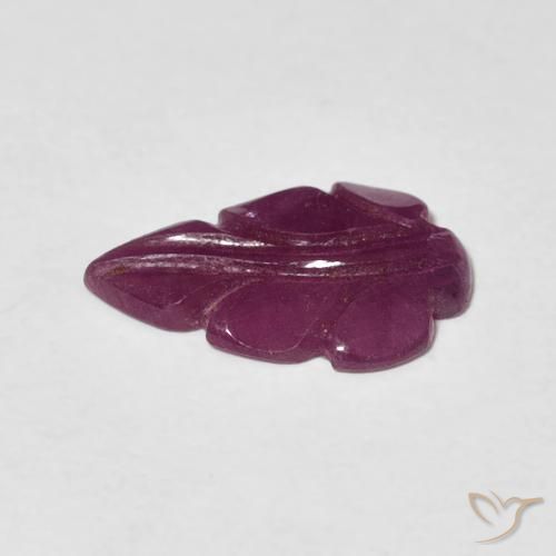Rubí Púrpura oscuro natural de 1.65 ct, Elegante, Opaco