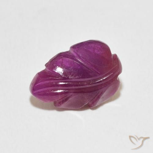 2.77ct Natural Medium Dark-Purple Rubí, Elegante, Opaco