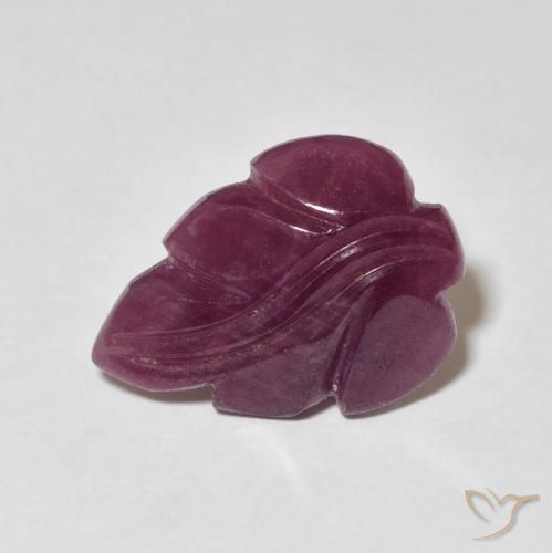4.64ct Natural Medium Dark-Purple Rubí, Elegante, Opaco