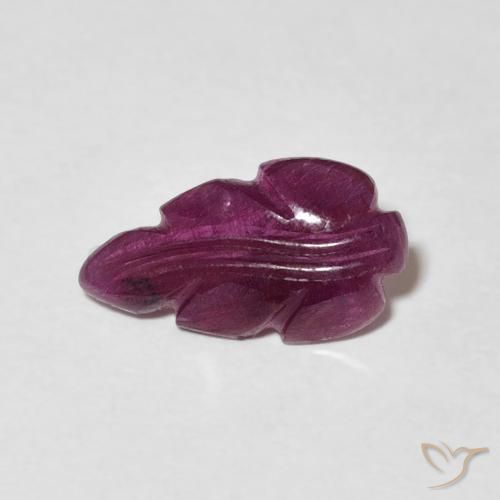 1.35ct Natural Púrpura rojizo Rubí, Elegante, Opaco