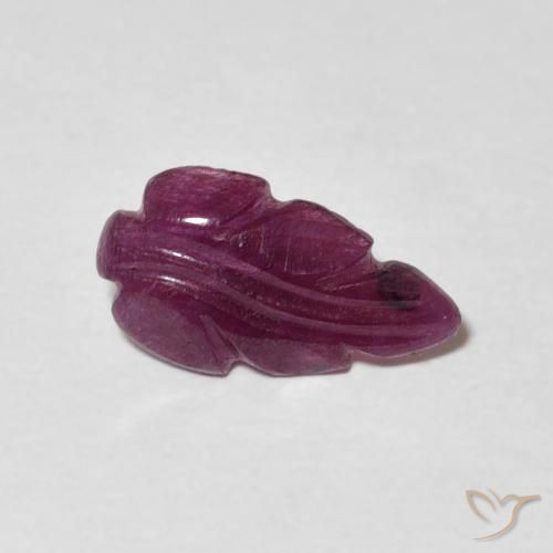 Rubí Púrpura rojizo natural de 1.35 ct, Elegante, Opaco
