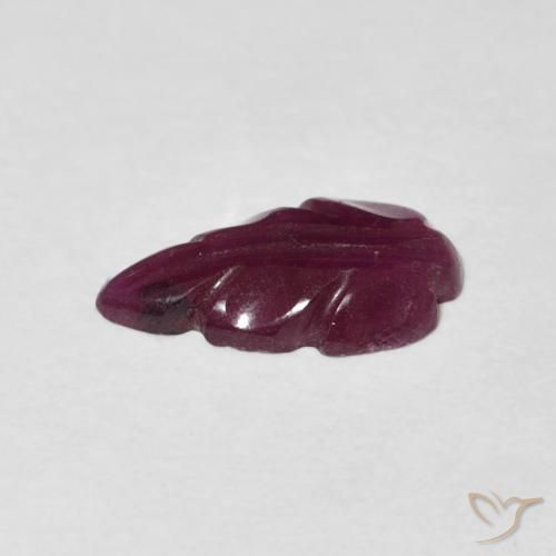 Rubí Púrpura rojizo natural de 1.35 ct, Elegante, Opaco
