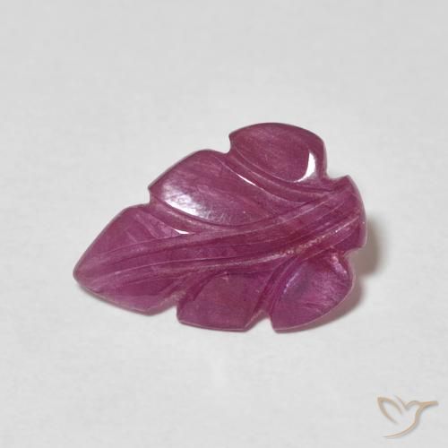 1.66ct Natural Púrpura rojizo Rubí, Elegante, Opaco