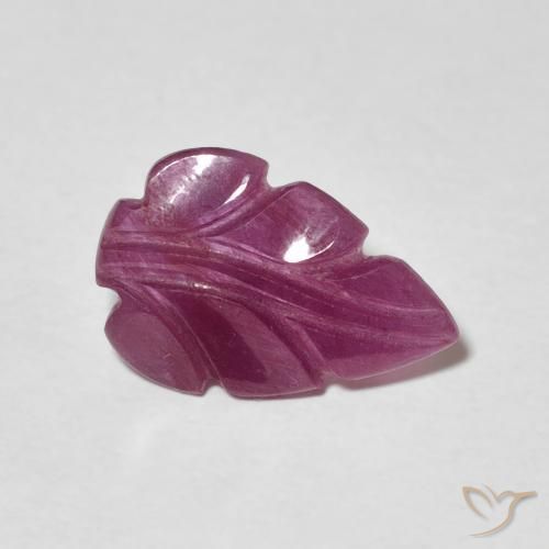 Rubí Púrpura rojizo natural de 1.66 ct, Elegante, Opaco