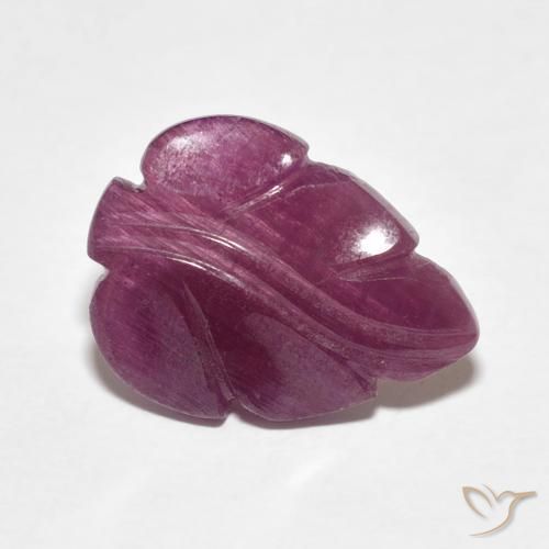 Rubí Púrpura ciruela natural de 4.38 ct, Elegante, Opaco