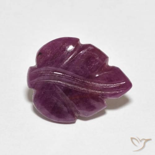 Rubí Púrpura rojizo natural de 2.63 ct, Elegante, Opaco