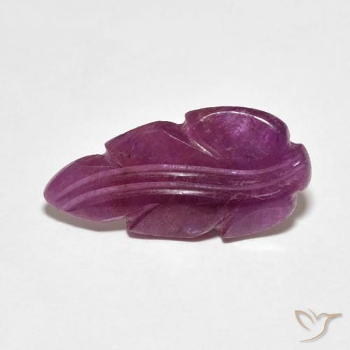 3.23ct Natural Púrpura sangría Rubí, Elegante, Opaco