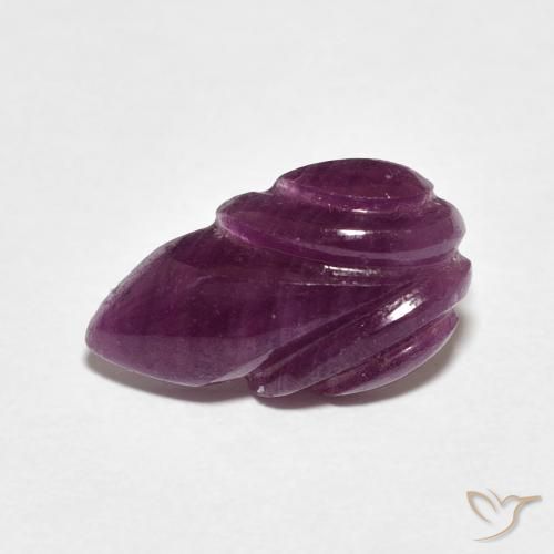 3.83ct Natural Púrpura Boysen Rubí, Elegante, Opaco