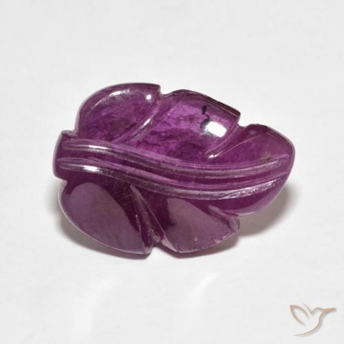 4.70ct Natural Medium Dark-Purple Rubí, Elegante, Opaco