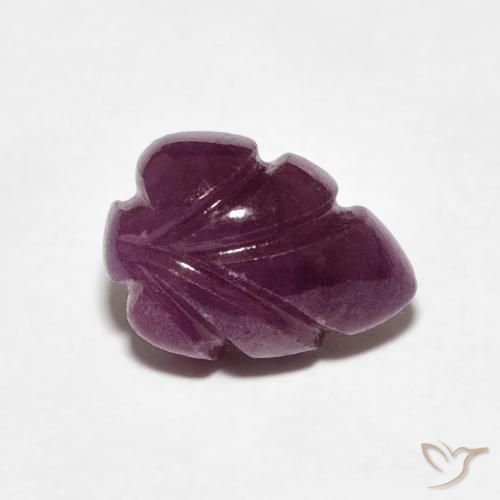 2.10ct Natural Medium Dark-Purple Rubí, Elegante, Opaco