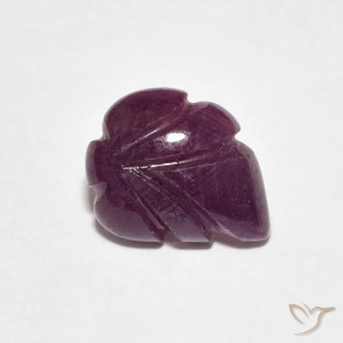 2.15ct Natural Medium Dark-Purple Rubí, Elegante, Opaco