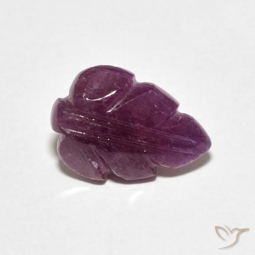 2.30ct Natural Medium Dark-Purple Rubí, Elegante, Opaco