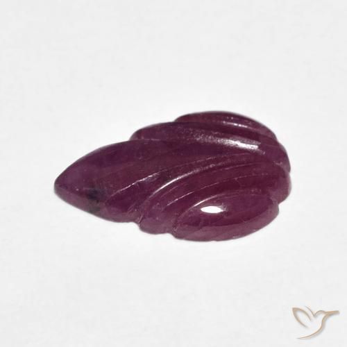 Rubí Medium Dark-Purple natural de 3.19 ct, Elegante, Opaco