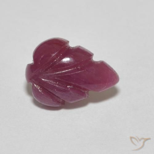 Rubí Carmesí intenso natural de 1.67 ct, Elegante, Opaco