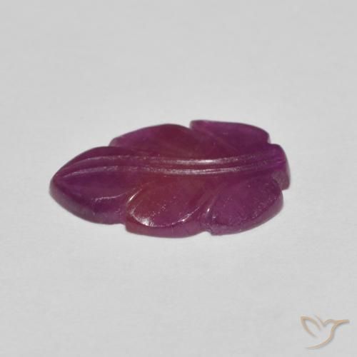 Rubí Púrpura rojizo natural de 2.61 ct, Elegante, Opaco