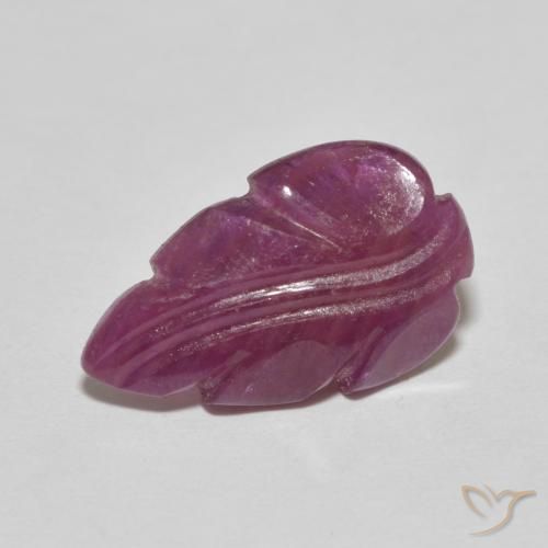 4.07ct Natural Púrpura medio Rubí, Elegante, Opaco