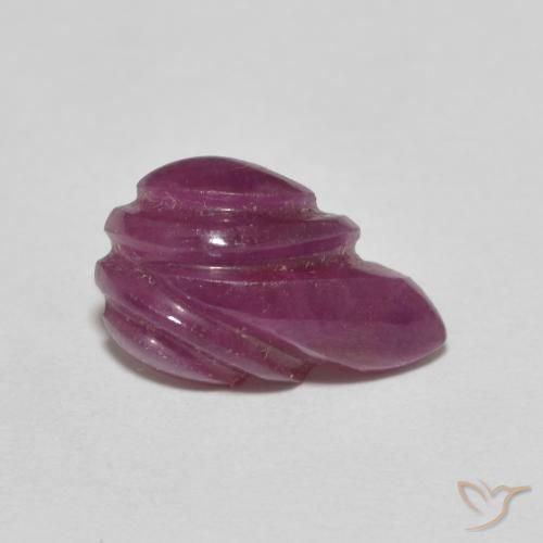 Rubí Púrpura rojizo natural de 2.52 ct, Elegante, Opaco