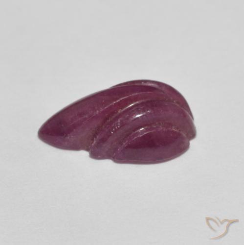 Rubí Púrpura rojizo natural de 2.52 ct, Elegante, Opaco