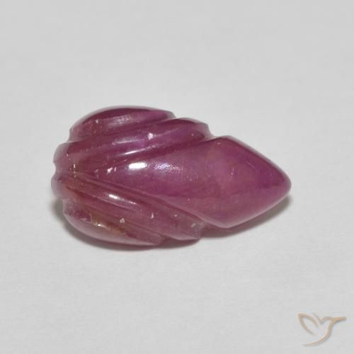 Rubí Medium Dark-Purple natural de 3.48 ct, Elegante, Opaco