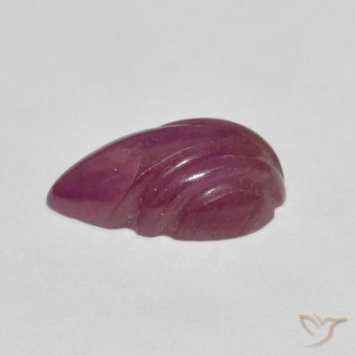 Rubí Medium Dark-Purple natural de 3.48 ct, Elegante, Opaco