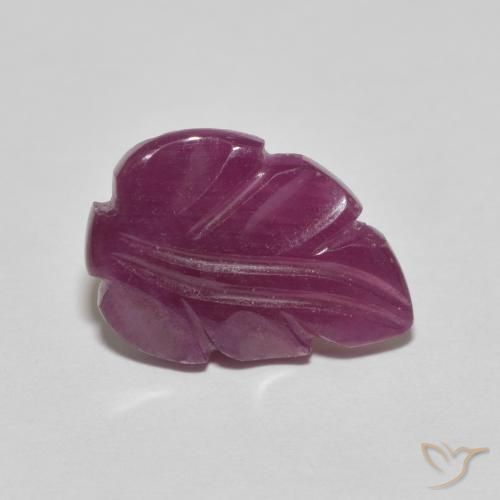 Rubí Púrpura rojizo natural de 4.95 ct, Elegante, Opaco