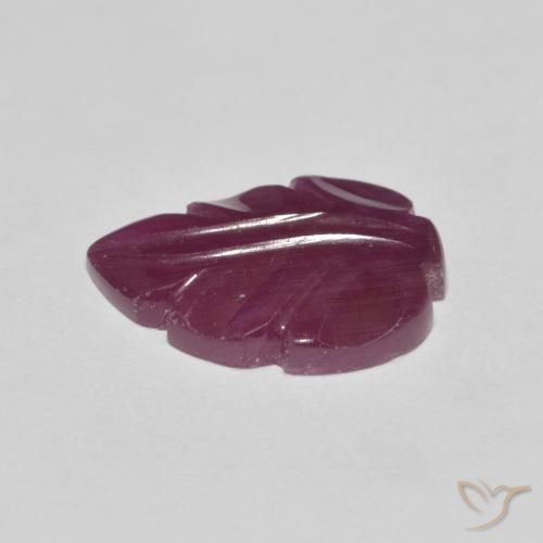 Rubí Púrpura rojizo natural de 4.95 ct, Elegante, Opaco