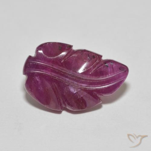 Rubí Púrpura rojizo natural de 5.10 ct, Elegante, Opaco