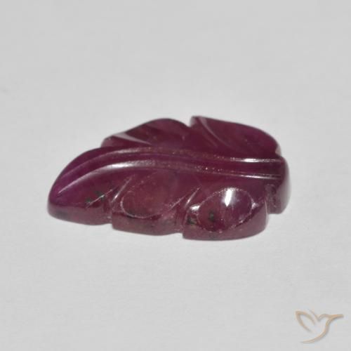 Rubí Púrpura rojizo natural de 5.10 ct, Elegante, Opaco