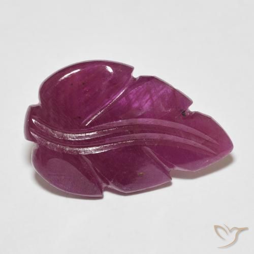 Rubí Rojo oscuro natural de 5.73 ct, Elegante, Opaco