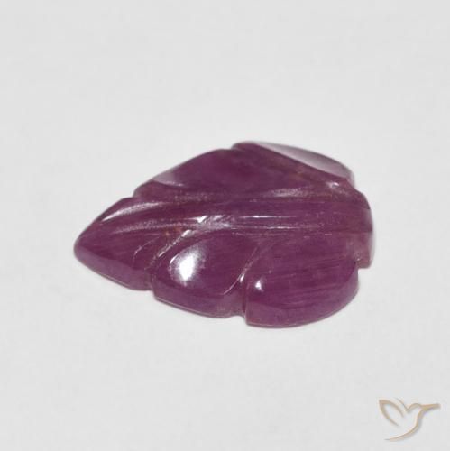 Rubí Rojo oscuro natural de 3.36 ct, Elegante, Opaco