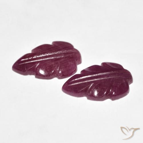 Gemas de Rubí Rojo oscuro natural de 5.53 ct, Elegante, Opaco