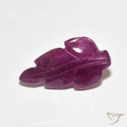 2.74ct Natural Medium Dark-Purple Rubí, Elegante, Opaco