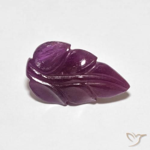 Rubí Medium Dark-Purple natural de 3.39 ct, Elegante, Opaco